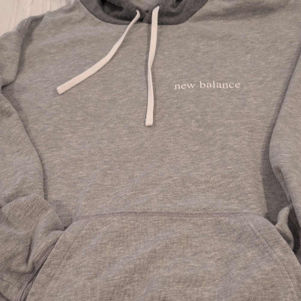 New Balance Heather Gray Hoodie